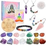 Healing Crystals, Natural Crystal for Beginners, Healing Crystal Gifts for Anxiety Relief, Meditation, Yoga, Spiritual Awakening (Healing Crystals)