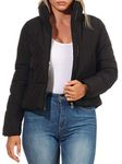 ONLY Women Crop Puffer Jacket Womens Black L