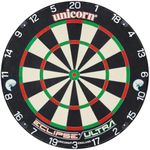 Unicorn Eclipse Ultra Professional Bristle Dartboard with Ultra Sisal, Ultra Spider and Ultra Clarity, Professional Dart Board for Adults