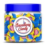 Broadway Candy Sweets Jar 350g - Dubble Bubble Original Flavour Bubble Gum - Individually Wrapped American Sweets - Approximately 50 Pieces