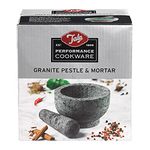 Tala Granite Pestle and Mortar Set, Heavy duty stone design for maximum effect, Grinds spice, herbs and seeds with ease to release the aroma, Made with natural Stone