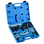 Orion Motor Tech Engine Timing Tool Set, 24 Piece Engine Camshaft Alignment Timing Tool Kit Compatible with Ford Mazda 1.4 1.6 1.7 1.8 2.0 2.3 L, Camshaft Holding Crankshaft Alignment Tool with Case