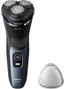 Philips Shaver 3000 Series Wet & Dry Electric Shaver for Face & Head, Pop-up Trimmer, 5D Pivot Heads, 60min Runtime, S3144/00