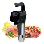 Sous Vide Precision Cooker Immersion Circulator - 1800W WiFi Connected with Touch Screen, Stainless Steel Heating Element for Steak, Chicken, Fish, Eggs, Vegetables