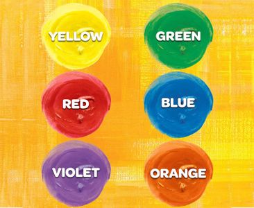 Crayola Washable Project Paint Set – 6 Colors, Kids Art Supplies