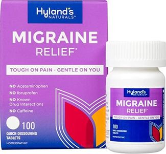 Hyland's Migraine Headache Natural Pain Relief Tablets, Pack of 1, 100 Count (Packaging May Vary)