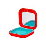 Toothsi Slim Aligner Case - Retainer Case with Mirror | Travel-Friendly and Portable | Aligners Excluded | Easy to Clean with Non-Slippery Grip | Denture Box Case with Magnetic Switch Technology