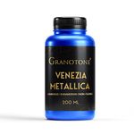 GRANOTONE Venezia Metallic Acrylic Paint, 200 ML - Extra Sheen, Non-Fading, Indoor/Outdoor, Non-Toxic, Multi-Surface - For Artists, Hobbyists & Kids - Made in India (BLUE)