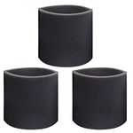 3 Pack 90585 Foam Sleeve Filter Replacements for Shop Vac for Vacmaster & for Genie Shop Wet Dry Vacuums, VF2001 Foam Filter for Wet Dry Vacuum Cleaner