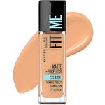 Maybelline New York Fit Me Matte + Poreless Foundation Makeup, For Normal to Oily Skin, Natural Tan 320, 1 fl oz