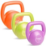 Tone Fitness 30 lb Vinyl Kettlebell Body Trainer Set