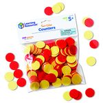 Learning Resources Two-Color Counters, Red/Yellow, Educational Counting, Sorting, Patterning, and Probability Activities, Set of 200, Grades K+, Ages 5+