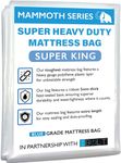 MAMMOTH Premium Mattress Storage Bag – Robust Protection for Moving & Storing – Shields Against Dust, Stains, and Pests (Super King - PRO)