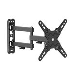 14 32 40 42" LED TV Wall Mount Bracket |Corner Mount Swivel and tilt Strong Heavy Duty for LCD & Plasma Also (Full Motion 14-42 Inches)