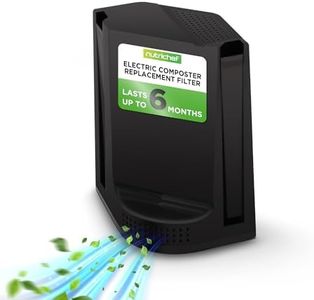 Nutrichef Replacement Filter - Replace Your Nutrichef Electric Kitchen Compost Filter | Optimal Replacement Every 3-6 Months | Easy Installation | Activated Charcoal Refills