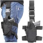 Drop Leg Holster Left Handed, Gun H