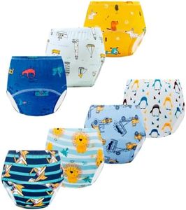 JackLoveBriefs Culotte d'apprentissage Enfant, Culotte Apprentissage propreté Fille,Multicolore, Lot de 7, 3-4 Ans,Taille:M