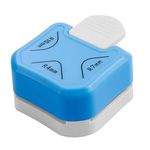 3 in 1 Corner Rounder Punch, Hole Punch 3Way Corner Cutter for Paper Crafting, Scrapbooking, Card Making, Durable and Easy to Use, Cuts 4mm, 7mm, and 10mm Corner Radius - Blue