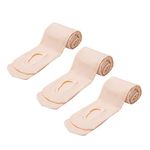 MANZI Big Girls 3 Pairs Pack Solid Color Comfortable Convertible Ballet Tights (Ballet Pink, S (4Y-6Y))