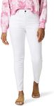 Wrangler Women's High Rise Unforgettable Skinny Jean, Bright White, 14