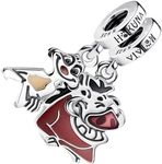 The Lion King Dangle Charm Fit Women Bracelet Necklaces Fashion Gifts 925 Sterling Silver DIY Jewelry, Medium, Epoxy, No Gemstone