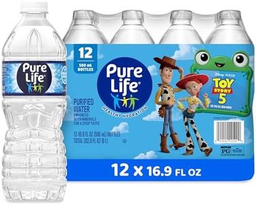 Pure Life Purified Bottled Water, 12 Pack - Still Drinking Water Enhanced with Minerals for a Crisp Taste - 16.9 Fl Oz - Toy Story 5 Packaging Graphics