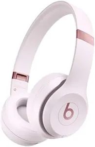 Beats Solo 4 - Wireless Bluetooth On-Ear Headphones, Apple & Android Compatible, Up to 50 Hours of Battery Life - Cloud Pink