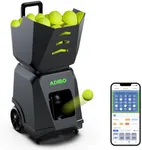ADIBO Tennis Ball Machine, Dual Mot