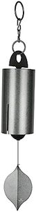 Woodstock Chimes Heroic Windbell Wind Chime for Outside 40" Large Silver,Deep Tone Sound, Outdoor Decor for Patio, Porch, Garden HWLAS