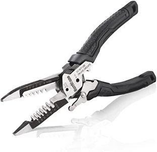 HURRICANE 6-in-1 Wire Stripper Tool, Wire Strippers, Crimping Tool, Wire Cutter Stripping Tool, Multifunctional Electrical Pliers for Cable Stripper, Wire Crimper(8-18 AWG Solid, 10-20 AWG Stranded)