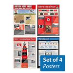 Second World War Posters - Set of 4 | History Posters | Gloss Paper measuring 850mm x 594mm (A1) | History Classroom Posters | Education Charts by Daydream Education