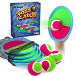 Ayeboovi Toss and Catch Ball Set Outdoor Toys for Kids Yard Games Beach Toys Outside Games for 3 4 5 6 7 8 9 10 Year Old Boys Girls (Upgraded)