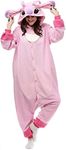 Animal Onesie Adult Stitch Onesie Animal Pajamas Halloween Cosplay Costumes Party Wear Blue, Pink, Medium