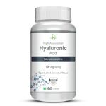 Healthy Nutrition Hyaluronic Acid - Hair Skin Vitamins Supplement-Veg -90 Caps