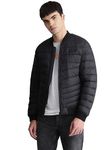 Jack & Jones Men's Nylon Standard Length Puffer Jacket (Black_ L)