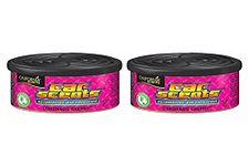 California Scents CCS-307AMAZON Car Scents Coronado Cherry Air Freshener (Pack of 2) Long Lasting Fruity Fragrance, Environmentally Friendly, Light Weight Organic Product, Pack of 2 Canisters