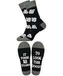 Jeasona 18th Birthday Gifts for Boys Socks Unusual 18th Birthday Gifts for Him 18th Birthday Presents for Nephew/Son/Grandson/Brother Happy 18th Birthday Gifts Keepsake Funny 18th Birthday Gift Ideas