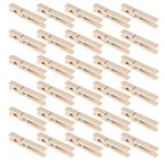 ZEONHAK 300 Pack 7.2cm Wood Clothes Peg, Wooden Clothespin for Craft Towels Decor Art Wall