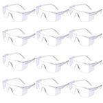 Safety Glasses for Men & Women – Clear Anti-Fog, Anti-Scratch Goggles for Bike, Lab, Construction & Industrial Use.All Day Long Use. (12)
