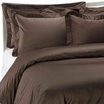 Brielle Sateen 100% Modal from Beech Duvet Cover Set (Full/Queen, Chocolate)