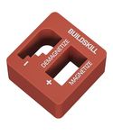 Buildskill Screwdriver Magnetizer & Demagnetizer Tool - Bi-Directional Magnetization for Small Ferrous Objects, Fits Most Screwdrivers, No Batteries Needed, Durable Plastic & Metal Mechanic Tools