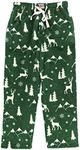 Lazy One Men's Fleece Pajama Pants, Nordic Fleece Pajama Bottoms for Men, Christmas (Reindeer, X-Large)