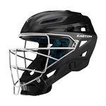 EASTON GAMETIME Baseball Catcher's Helmet, Small, Black