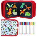 FunBlast Canvas Erasable Doodle Slate Painting Kit For Kids, Drawing Book With Wet Wipes & Colors For Kids, Colouring Doodle Slate For Kids, Erasable Doodle Book (Unicorn, Multicolor)