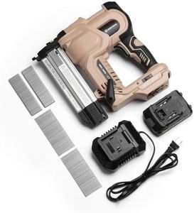 WOODSTARTER Cordless Brad Nailer, 18GA, 3/4" to 2" Nails, Dual-Mode Operation, Heavy-Duty Construction