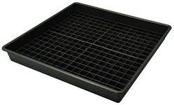 100 Litre Spill Tray with Removable Bunding Grids - Heavy-Duty Spill Containment Solution, 100x100x12cm