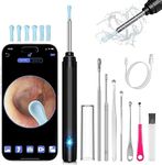 Ear Wax Removal Kit,Ear Cleaner with Camera,Ear Cleaning Kit 1269P HD Otoscope with Lights and 6 Ear Picks, Earwax Removal for Adults and Children