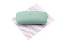 W&R Glamorous Mint Green Glasses Case Looking Good with Gold Detailing