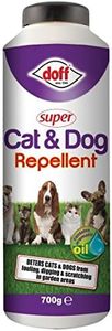 Doff 3 x 700g Super Cat & Dog Repellent - Shaker Bottle safe around the garden