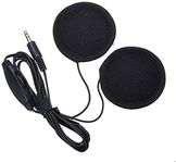 Tiuimk Helmet Speakers 3.5mm Accessory Moto Black